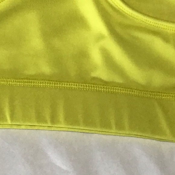 Nike Dri-FIT Yellow workout bra large - Picture 5 of 6